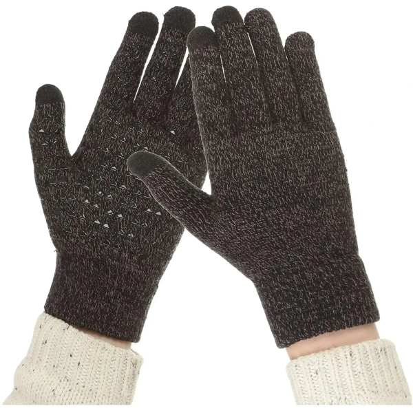 Купити Рукавички для сенсорних екранів Armorstandart Melange Grey/Black size L (ARM59867) - фото 4