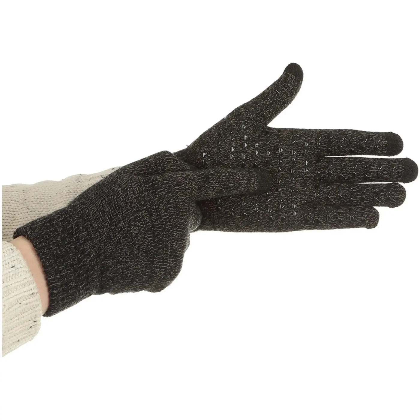 Купити Рукавички для сенсорних екранів Armorstandart Melange Grey/Black size L (ARM59867) - фото 5