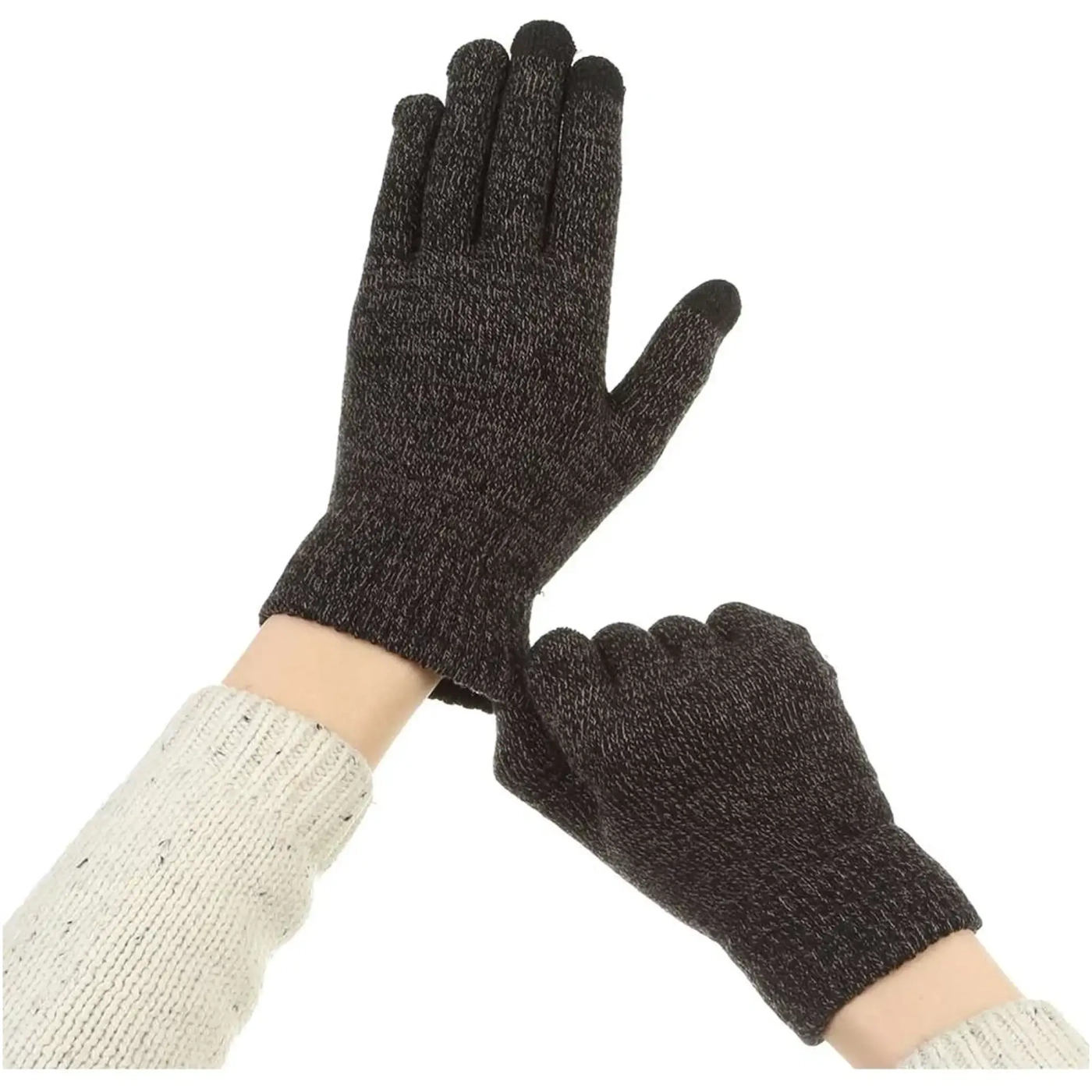 Купити Рукавички для сенсорних екранів Armorstandart Melange Grey/Black size L (ARM59867) - фото 7