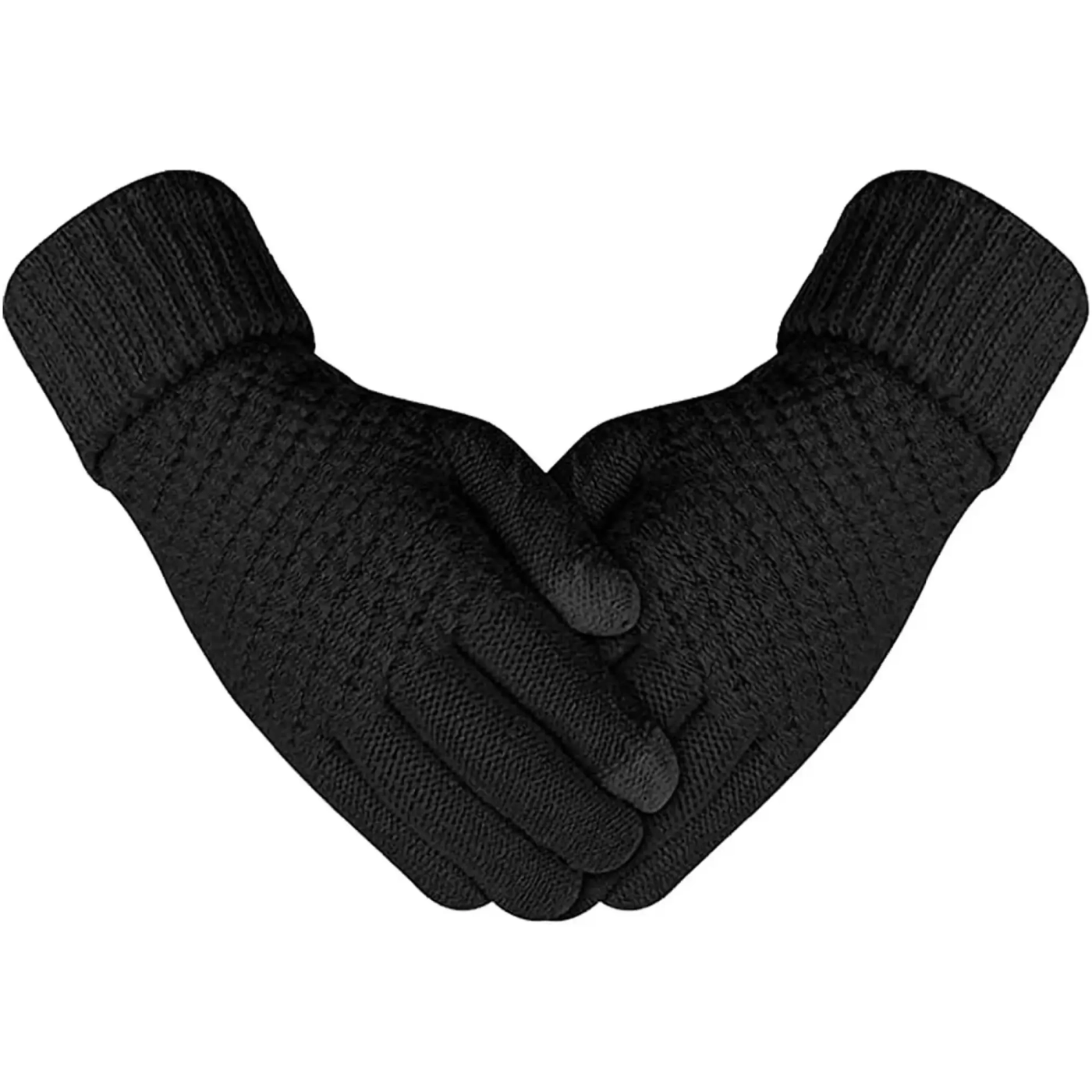 Купити Рукавички для сенсорних екранів з плетінням Armorstandart Braid Black (ARM59881) - фото 1