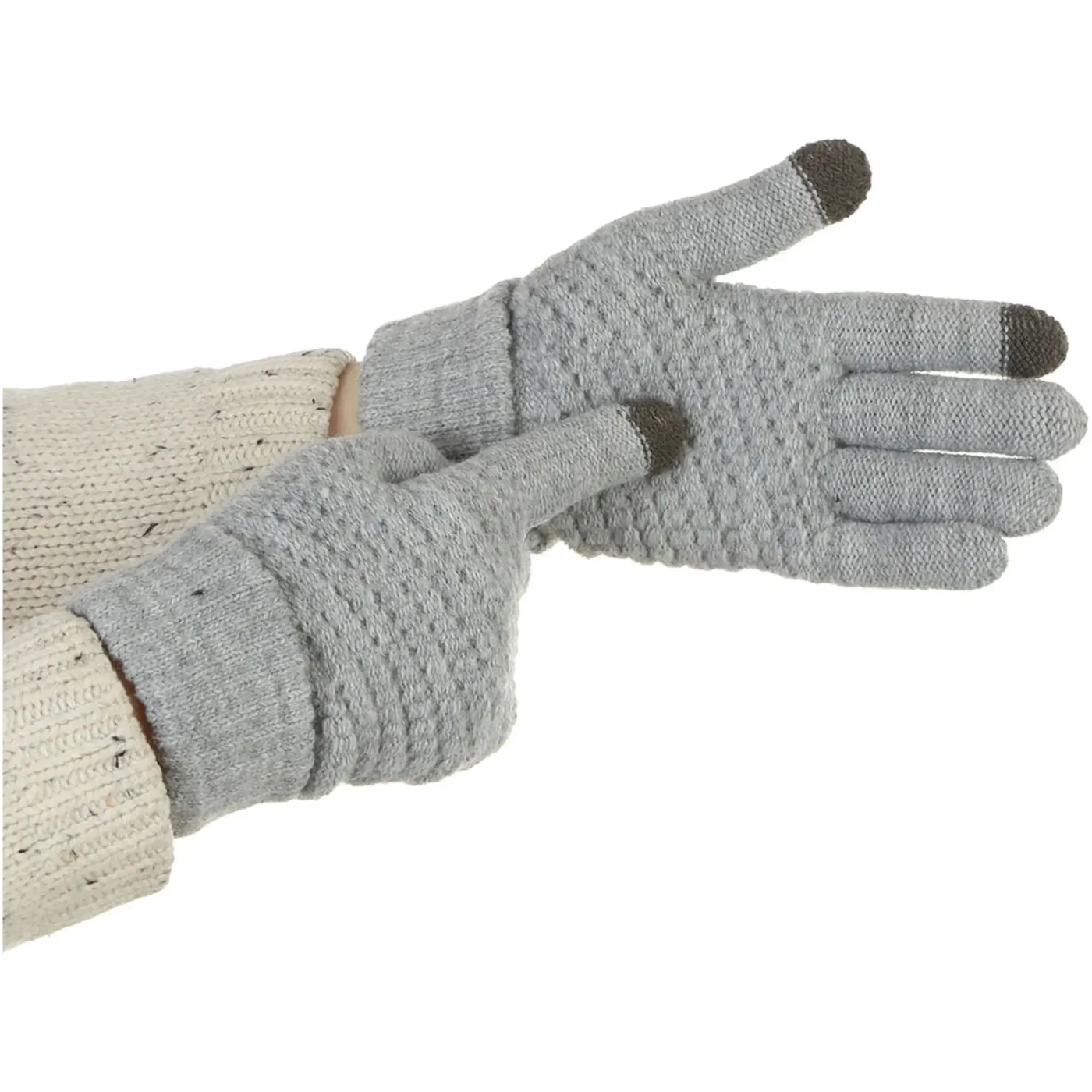 Купити Рукавички для сенсорних екранів з плетінням ArmorStandart Braid Grey (ARM59882) - фото 3