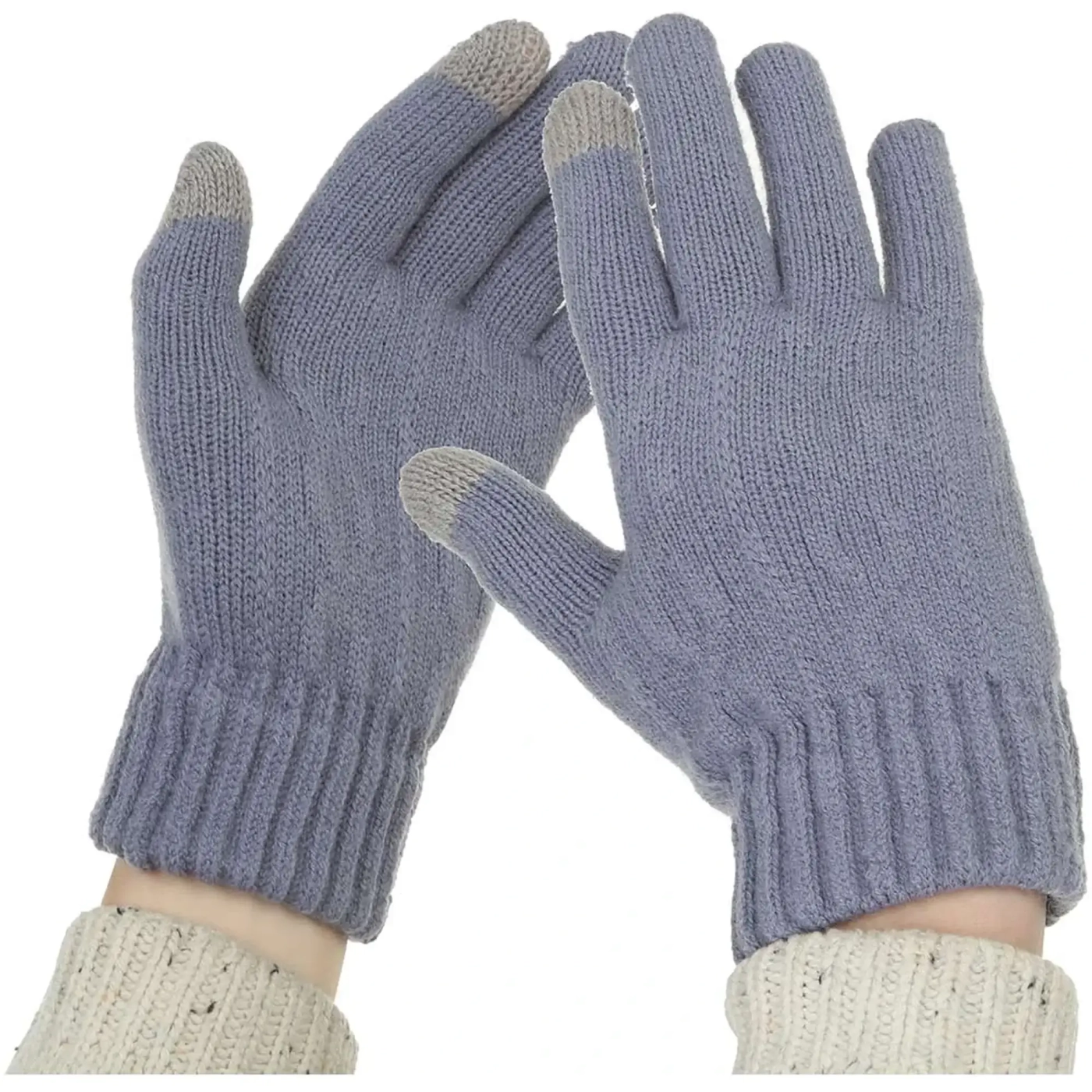 Купити Рукавички для сенсорних екранів з плетінням ArmorStandart Rope Blue (ARM59879) - фото 2