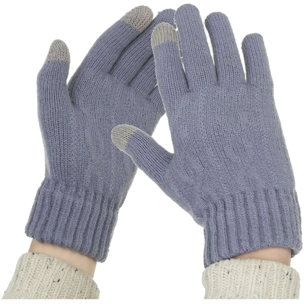 Купити Рукавички для сенсорних екранів з плетінням ArmorStandart Rope Blue (ARM59879) - фото 2