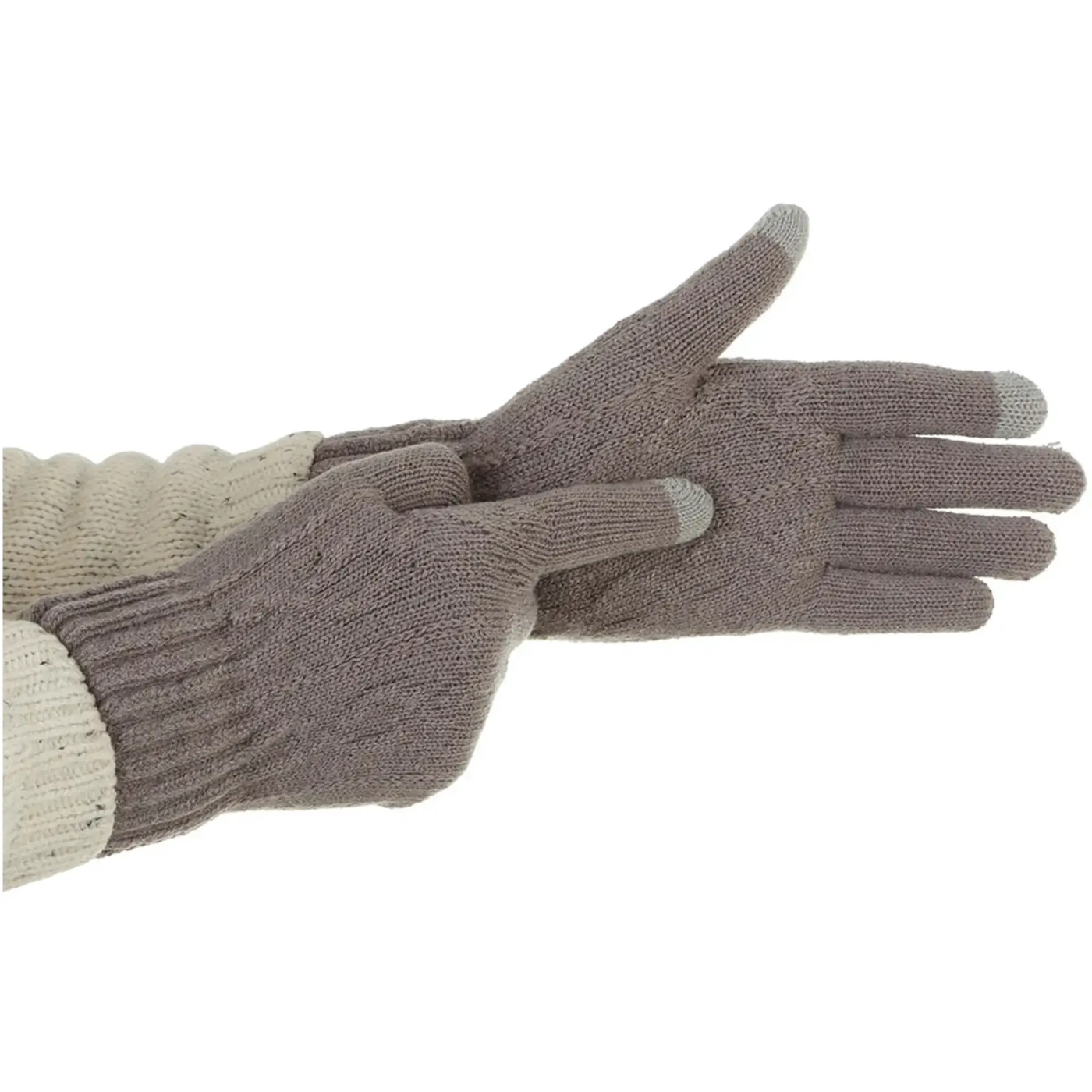 Купити Рукавички для сенсорних екранів з плетінням ArmorStandart Rope Grey (ARM59876) - фото 3