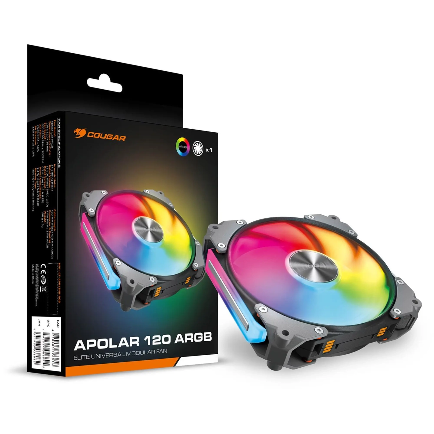 Купити Вентилятор Cougar Apolar 120 ARGB - фото 8