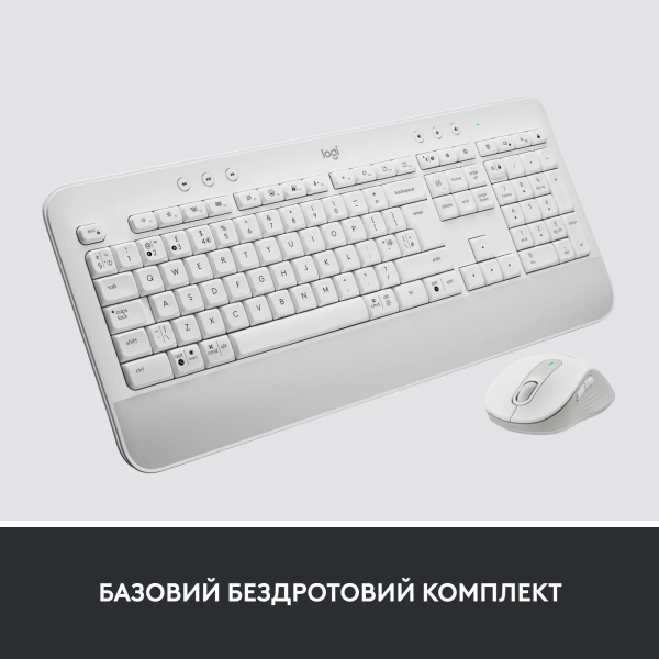 Купить Комплект клавиатура и мышь Logitech Signature MK650 Combo for Business Off-white (920-011032) - фото 6