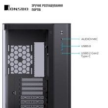 Купить Корпус JONSBO TK-3 Black - фото 8