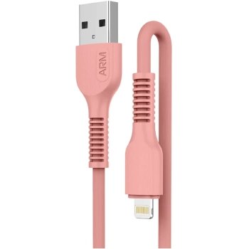 Купити Кабель ArmorStandart AR88 USB to Lightning 2,4A 1m Peach (ARM65286) - фото 1