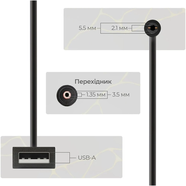 Купити Кабель ArmorStandart USB boost converter DC 5V to 9V 12V + 3.5x1.35 mm connecter (ARM65519) - фото 3