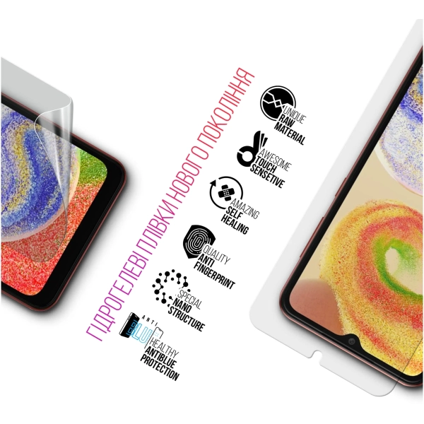 Купить Набор гидрогелевой пленки ArmorStandart Clear + Anti-Blue для Samsung A04/A04s/A04e/M04/F04 (ARM66829) - фото 3