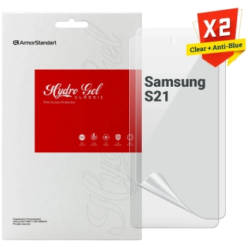 Купити Набір гідрогелевих плівок ArmorStandart Clear + Anti-Blue для Samsung S21 (ARM66839) - фото 1