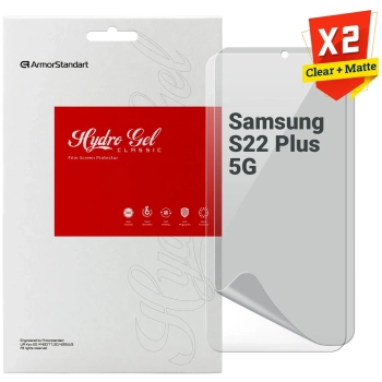 Купити Набір гідрогелевих плівок ArmorStandart Clear + Matte для Samsung S22 Plus 5G (ARM66860) - фото 1
