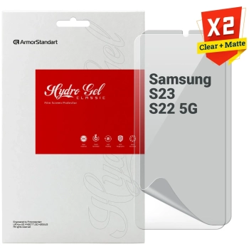 Купити Набір гідрогелевих плівок ArmorStandart Clear + Matte для Samsung S23 / S22 5G (ARM66862) - фото 1