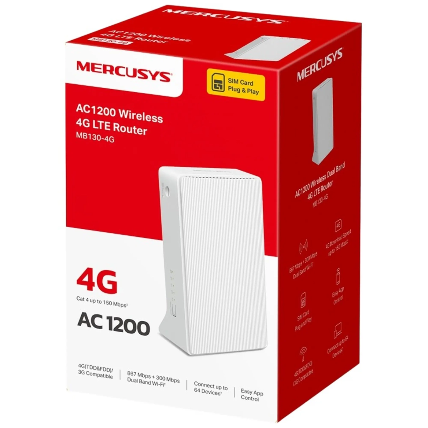 Купить Маршрутизатор Mercusys MB130-4G - фото 7