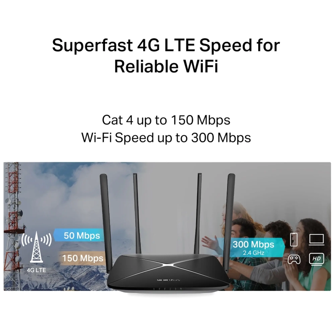 Купить Маршрутизатор Mercusys MB115-4G - фото 7