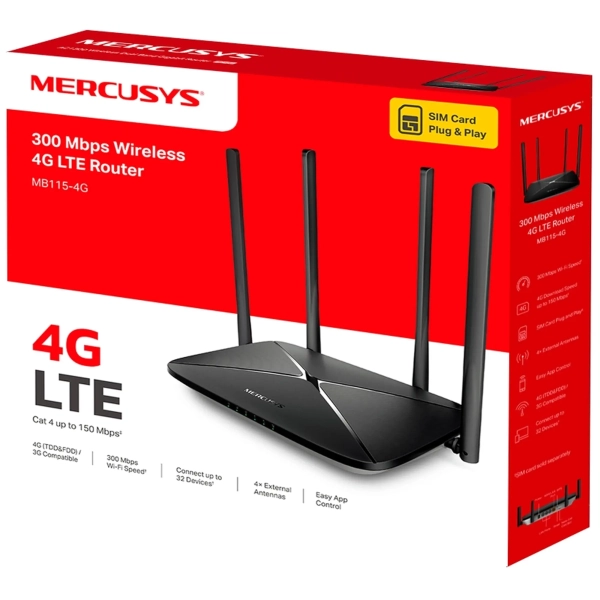 Купить Маршрутизатор Mercusys MB115-4G - фото 11