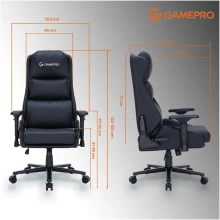 Купити Крісло для геймерів Gamepro GC695B - фото 7