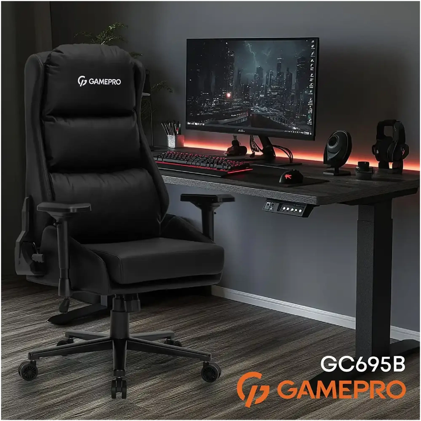 Купити Крісло для геймерів Gamepro GC695B - фото 8