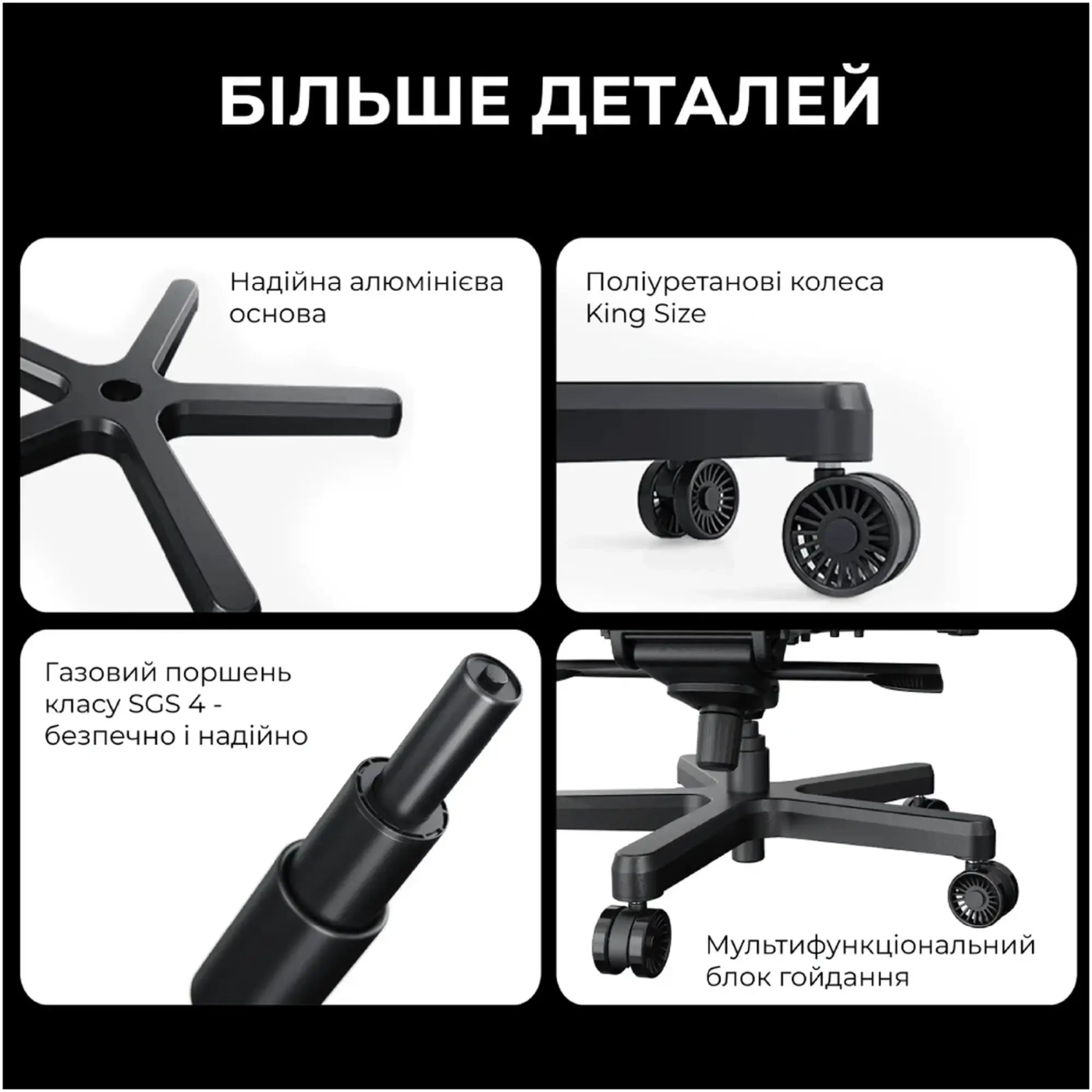 Купити Крісло для геймерів Anda Seat Kaiser 3E XL Maroon PVC (AD23YC-XL-09-A-PV/C-A01) - фото 16