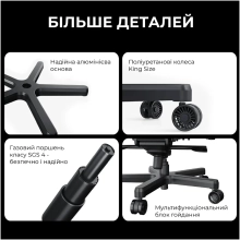 Купити Крісло для геймерів Anda Seat Kaiser 3E XL Maroon PVC (AD23YC-XL-09-A-PV/C-A01) - фото 16