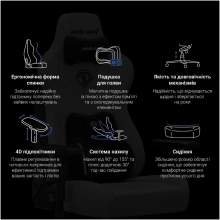Купити Крісло для геймерів Anda Seat Kaiser 3E XL Maroon PVC (AD23YC-XL-09-A-PV/C-A01) - фото 18