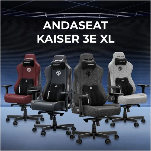 Купити Крісло для геймерів Anda Seat Kaiser 3E XL Maroon PVC (AD23YC-XL-09-A-PV/C-A01) - фото 19