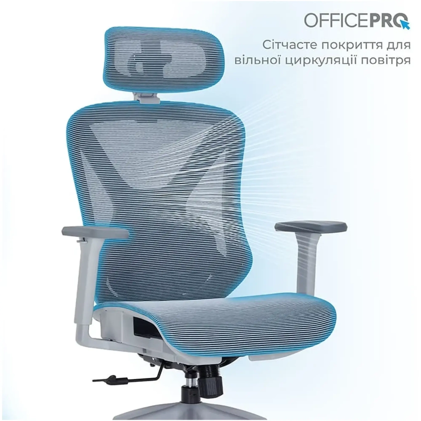 Купити Крісло офісне Officepro Atlas OC630-G-DG-DG Gray/Dark Gray - фото 5
