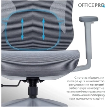 Купити Крісло офісне Officepro Atlas OC630-G-DG-DG Gray/Dark Gray - фото 10