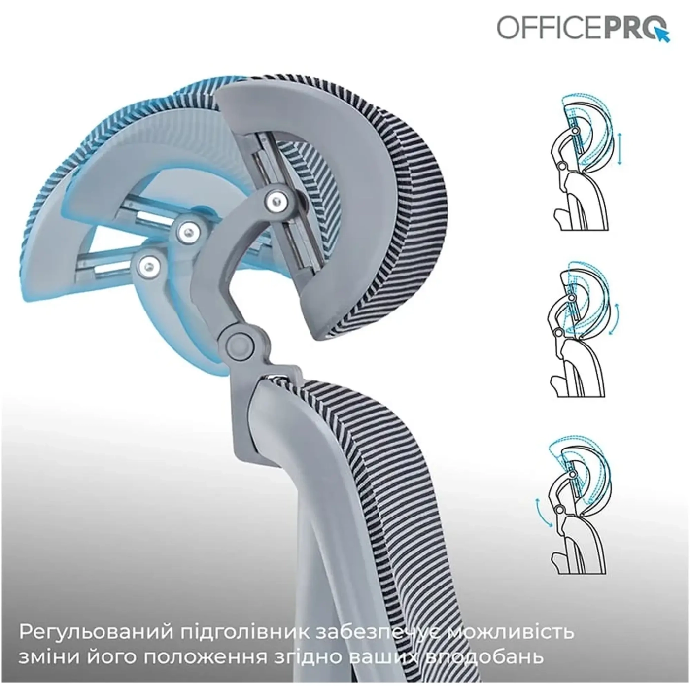 Купити Крісло офісне Officepro Atlas OC630-G-DG-DG Gray/Dark Gray - фото 11