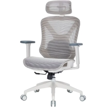 Купити Крісло офісне Officepro Atlas OC630-W-LG-LG White/Light Gray - фото 3