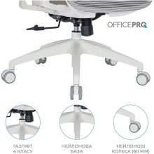Купити Крісло офісне Officepro Atlas OC630-W-LG-LG White/Light Gray - фото 13