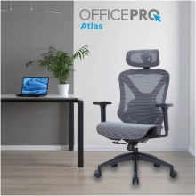 Купити Крісло офісне Officepro AtlasOC630-B-DG-DG Black/Dark Gray - фото 7