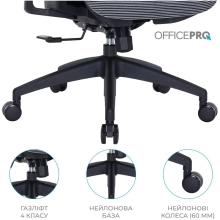 Купити Крісло офісне Officepro AtlasOC630-B-DG-DG Black/Dark Gray - фото 15