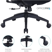 Купити Крісло офісне Officepro Atlas OC630-B-B-B Black - фото 15