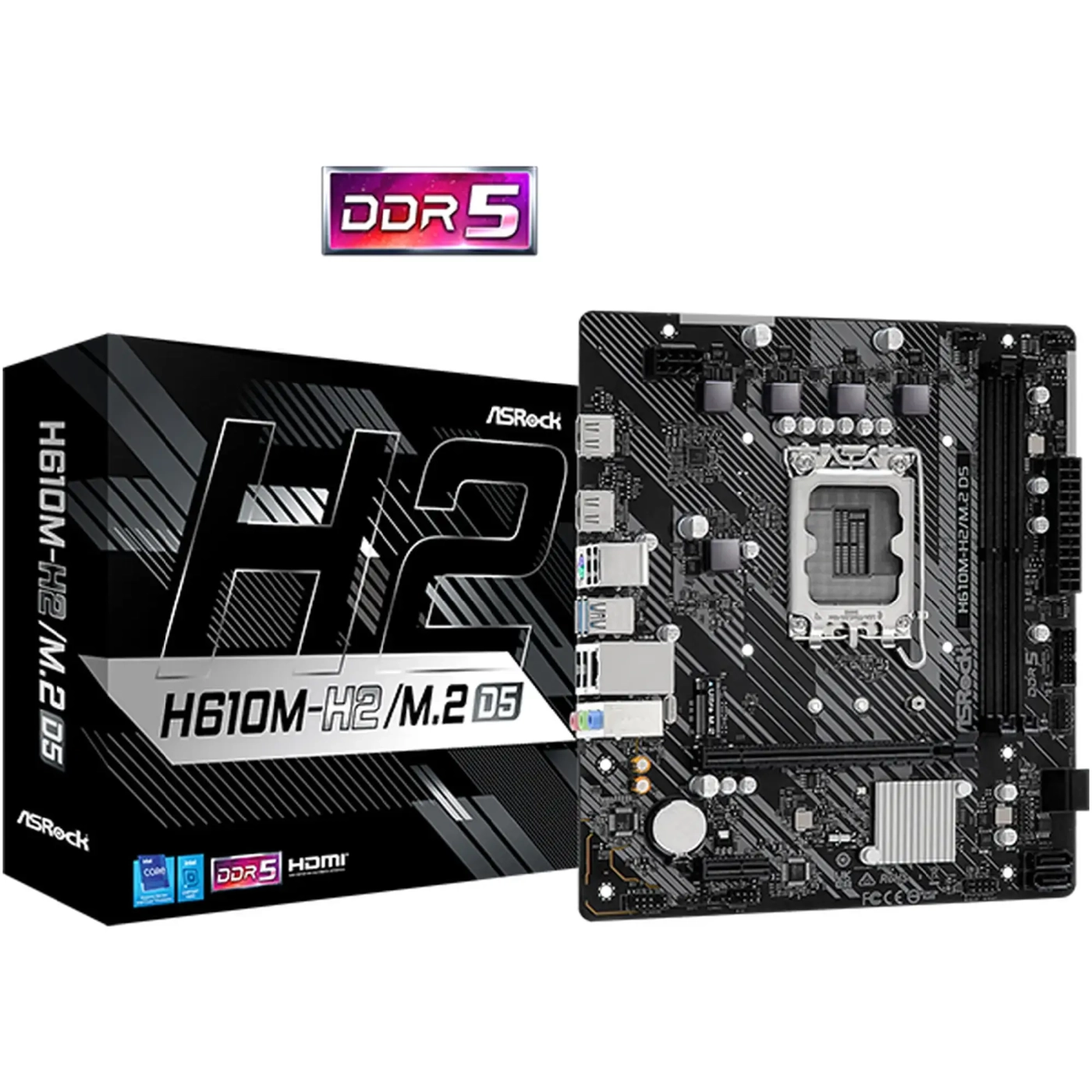 Купити Материнська плата ASRock H610M-H2/M.2+ D5 - фото 5