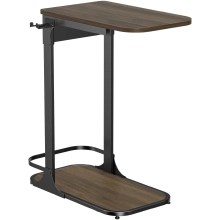 Купити Офісний стіл із тримачем для гарнітур SD137DW Dark Wood/Black - фото 3