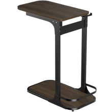 Купити Офісний стіл із тримачем для гарнітур SD137DW Dark Wood/Black - фото 4
