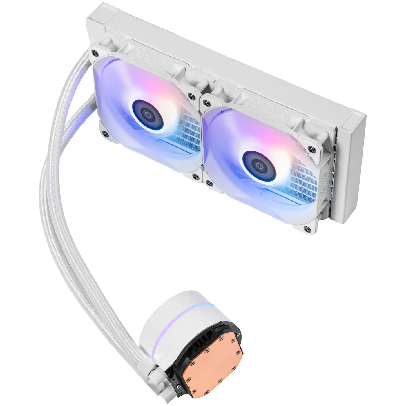 Купити Система рідинного охолодження QUBE ZT-240 White - фото 2