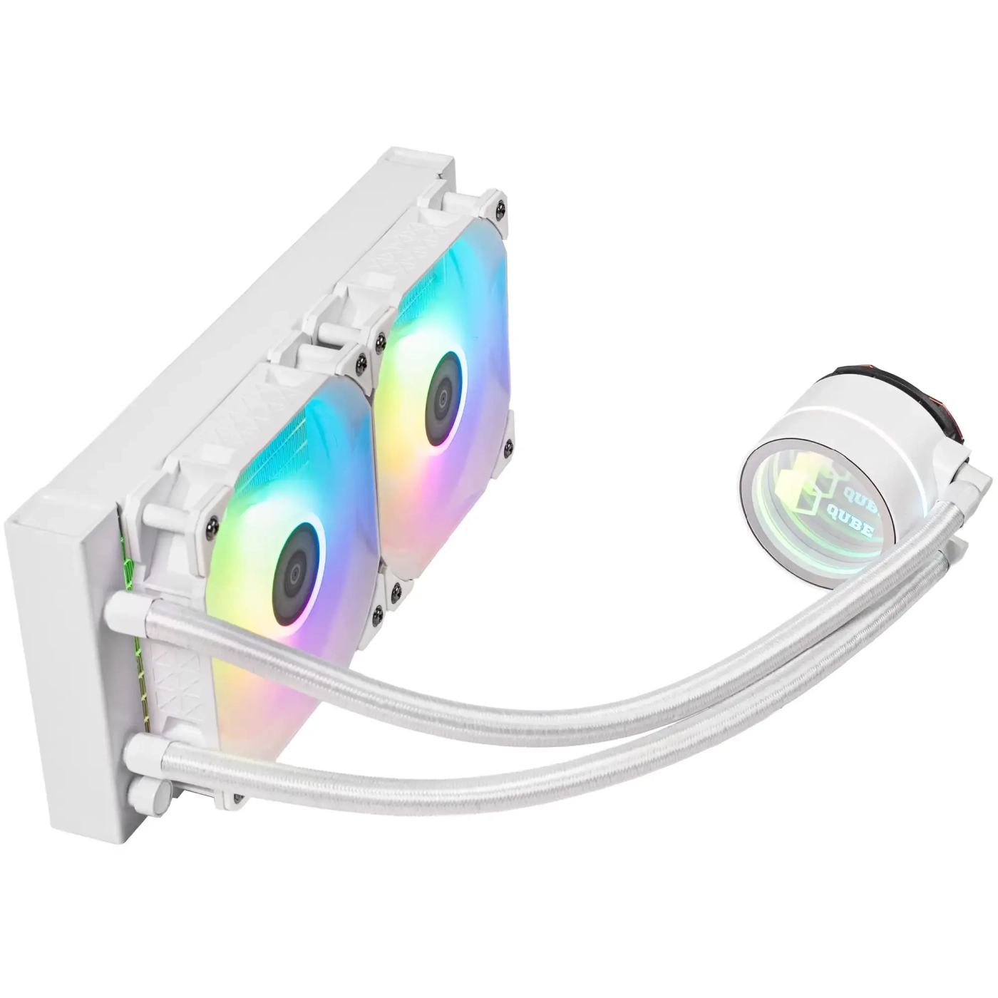 Купити Система рідинного охолодження QUBE ZT-240 White - фото 3