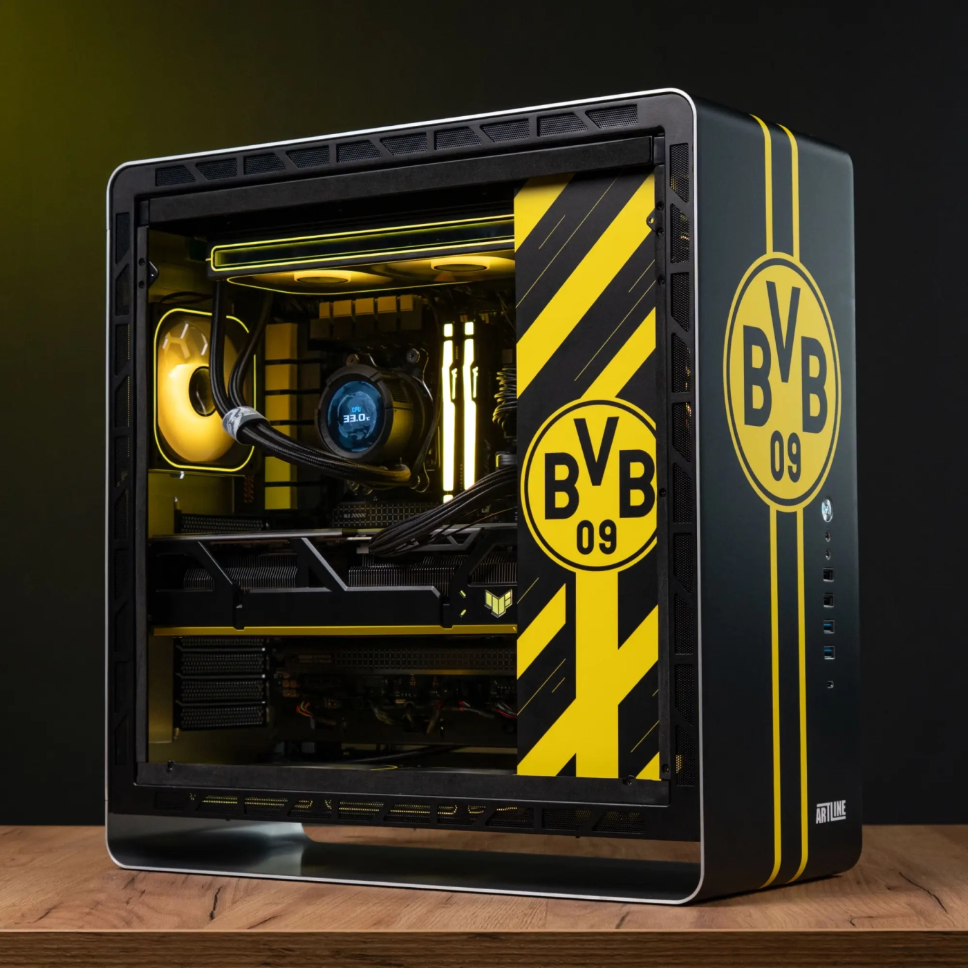 Купити Комп'ютер ARTLINE Jonsbo UMX6SW BVB Edition - фото 1