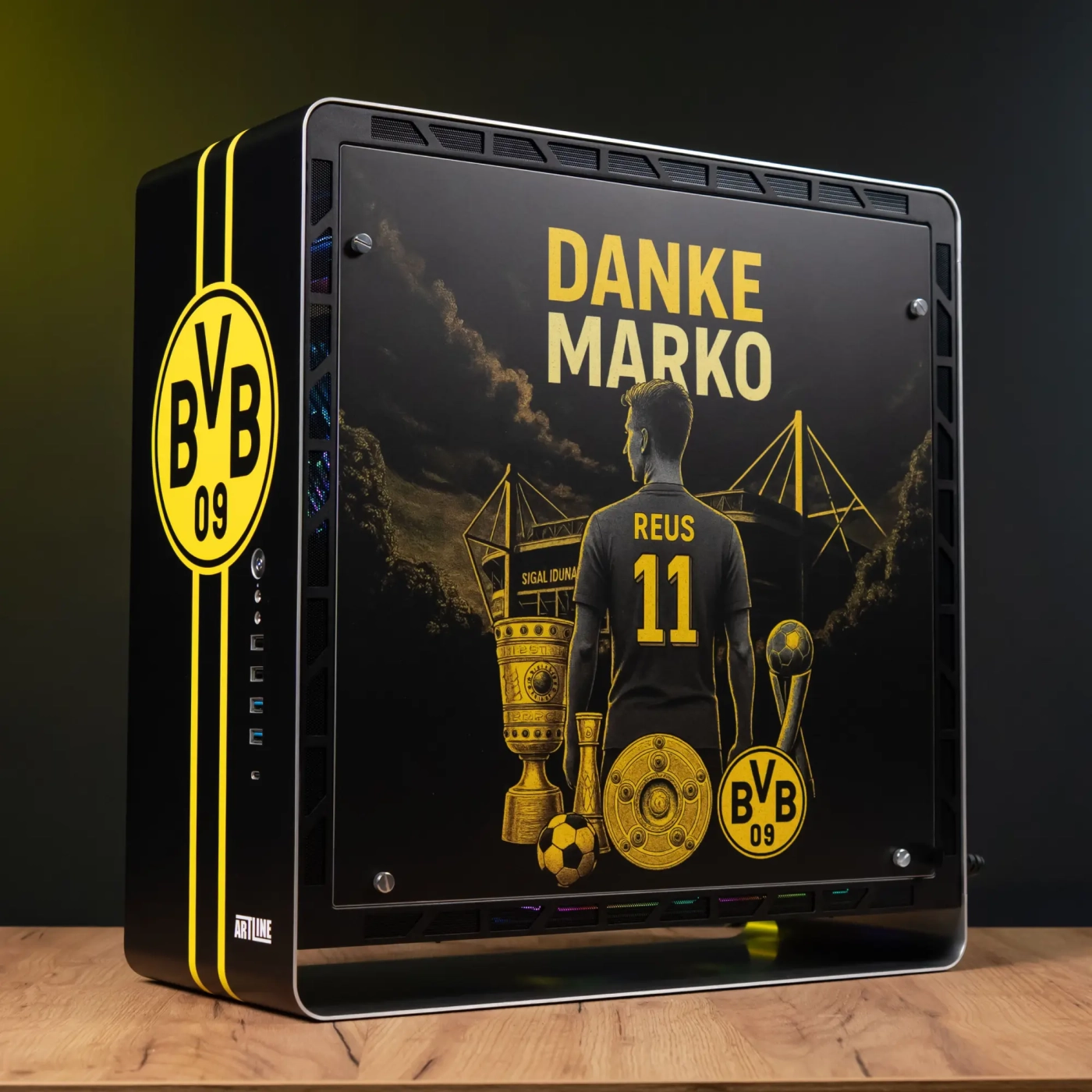 Купити Комп'ютер ARTLINE Jonsbo UMX6SW BVB Edition - фото 3