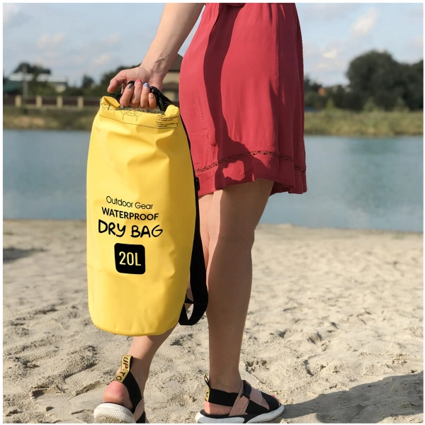 Купить Водонепроницаемый рюкзак Armorstandart Waterproof Outdoor Gear 20L Yellow (ARM59239) - фото 3