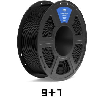 Купити PETG Filament (пластик) для 3D принтера ELEGOO 1кг, 1.75мм, чорний (50.203.0385) - фото 0
