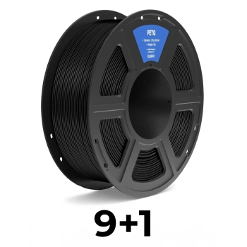 Купити PETG Filament (пластик) для 3D принтера ELEGOO 1кг, 1.75мм, чорний (50.203.0385) - фото 0