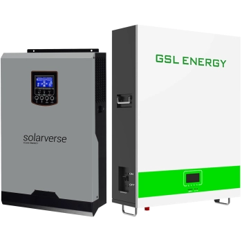 Купити Система зберігання енергії Solarverse SV3024A-1GS5.12K-LFP 3kW 5.12kWh 1BAT LiFePO4 6500 циклів - фото 1