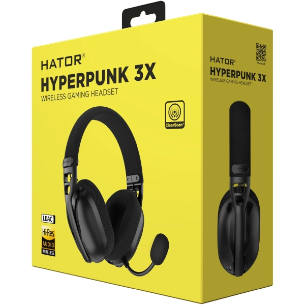 Купити Навушники HATOR Hyperpunk 3X Wireless Black (ESH14) - фото 6