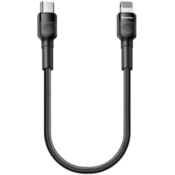 Купить Кабель Colorway USB-C - Lightning 3.0А 30cm Black (CW-CBPDCL054-BK) - фото 1