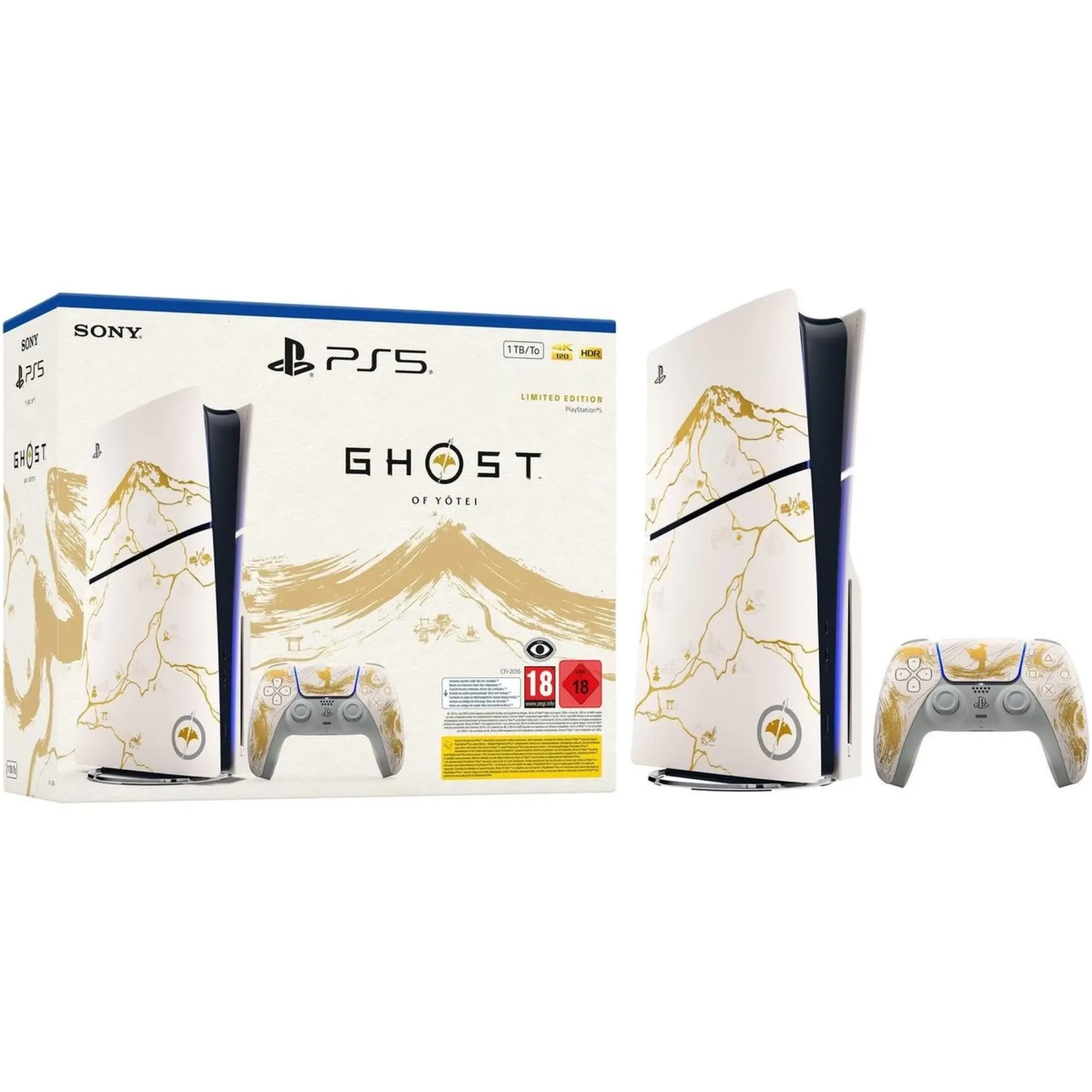 Купити Ігрова приставка Sony PlayStation 5 Slim Blu-Ray Ghost of Yotei Limited Edition (1000048368) - фото 5