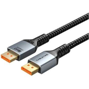Купити Кабель Cabletime DisplayPort v2.1 2m Black (CD13L) - фото 1