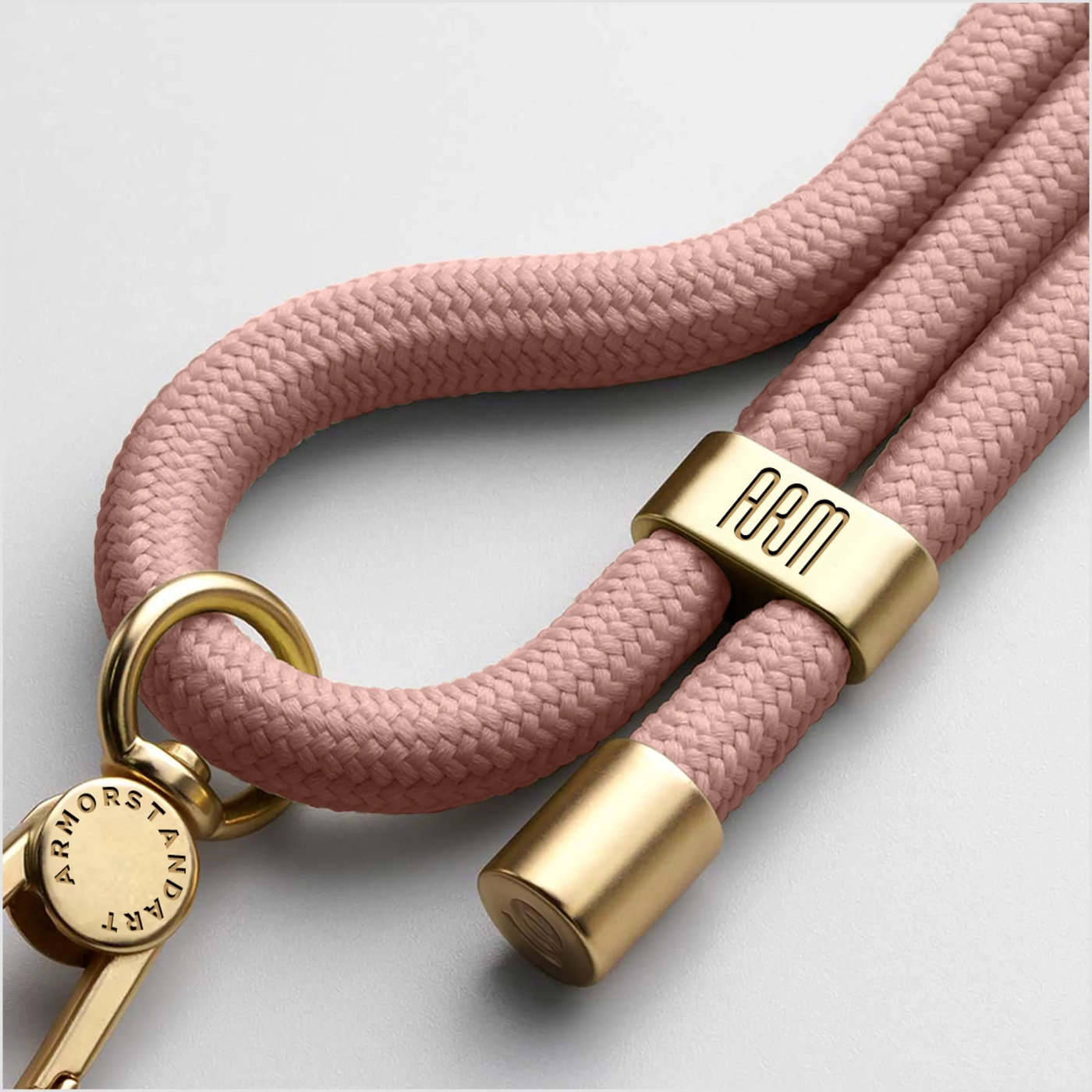 Купити Ремінець для смартфона ArmorStandart Rope Gold Rose with Clear holder (ARM67203) - фото 3